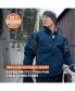 Men's Insulated Softshell Jacket - Water-Resistant Windproof Shell