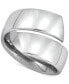 ფოტო #1 პროდუქტის Bypass Ring in 14k Yellow Gold and 14k White Gold