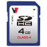 V7 SDHC 4GB memory card Бело-синий - фото #1