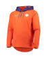 Фото #3 товара Men's Orange, Purple Clemson Tigers Player Quarter-Zip Jacket