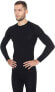 Фото #3 товара Brubeck Koszulka męska z długim rękawem Active Wool czarna r. M (LS12820)