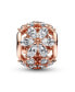 Cubic Zirconia Sparkling Herbarium Cluster Round Charm