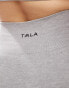 TALA Sculpt Seamless ribbed high waisted leggings in light grey Серый, S - EU 34-36 - фото #3