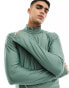 Фото #2 товара Puma Running Evolve 1/4 zip sweatshirt in light green