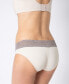 ფოტო #3 პროდუქტის Women's Maternity Mocha Lace Trim Panties