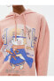 Anime Sweatshirt Kapüşonlu Uzun Kollu Baskılı