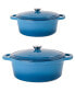 Фото #2 товара Neo Enameled Cast Iron 4 Piece Dutch Oven Set