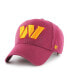 ფოტო #1 პროდუქტის Men's Burgundy Washington Commanders Legend MVP Legacy Adjustable Hat