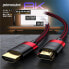 Фото #6 товара CSL - 0.25 m 25 cm 8K HDMI Cable 2.1-8K @ 60Hz / 120Hz - 4K @ 240Hz - HDTV 7680 x 4320 UHD II HDMI 2.1 2.0a 2.0b HDMI Cable Ethernet HDR ARC Compatible with PS4 PS5 Xbox Series X - Black Red