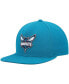 ფოტო #1 პროდუქტის Men's Teal Charlotte Hornets Ground 2.0 Snapback Hat