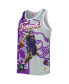 Men's Vince Carter Purple and Gray Toronto Raptors Sublimated Player Tank Top