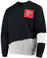 Фото #4 товара Men's Black Atlanta Falcons Angle Long Sleeve T-shirt