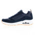 Фото #5 товара Skechers Uno Stacre 52468 Mens Blue Leather Lace Up Lifestyle Sneakers Shoes