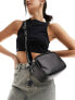 Calvin Klein Jeans ultralight PU double zip camera bag in black