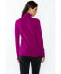 Фото #5 товара Women's 100% Pure Cashmere Long Sleeve Turtleneck Pullover Sweater