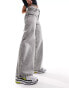 Фото #4 товара Reclaimed Vintage 88' wide leg jean in charcoal