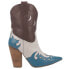 Фото #1 товара Dingo Saucy Snip Toe Pull On Cowboy Womens Size 8 M Casual Boots DI715-400