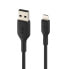 Фото #9 товара Кабель для зарядки Belkin 0.15 м Lightning - USB A - Male - Male - Черный