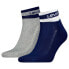 Фото #1 товара LEVI´S UNDERWEAR Sport 2 Units Quarter short socks 2 pairs