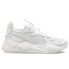 Фото #1 товара Puma RsX Customization Lace Up Mens White Sneakers Casual Shoes 37283201