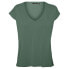 ფოტო #1 პროდუქტის VERO MODA CURVE Filli short sleeve v neck T-shirt