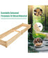 Wooden Vegetable Raised Garden Bed Backyard Patio Grow Flowers Planter