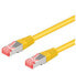 Goobay PATCH-C6AQ 5 GE - Cat.6a High Quality-Patchkabel gelb 5M - Cable - Network