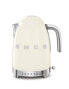 SMEG electric kettle KLF04CREU (Cream) - 1.7 L - 2400 W - Cream - Plastic - Stainless steel - Adjustable thermostat - Water level indicator