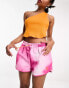 adidas Originals runner woven shorts in clear pink