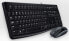Фото #1 товара Logitech Desktop MK120 - Full-size (100%) - Wired - USB - QWERTY - Black - Mouse included