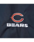 Фото #5 товара Men's Navy Chicago Bears Triumph Fleece Full-Zip Jacket