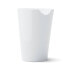 Tassen Becher aus weißem Porzellan
