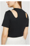 Фото #8 товара Sportswear Essentials Women's Short Sleeve Siyah Kadın T-shirt