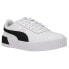 Puma Carina Leather Platform Womens White Sneakers Casual Shoes 370325-21