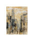 Фото #1 товара Silvia Vassileva Manhattan Gray and Gold I Canvas Art - 20" x 25"