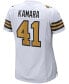 Фото #3 товара Women's Alvin Kamara White New Orleans Saints Alternate Game Player Jersey