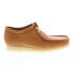 Фото #2 товара Clarks Wallabee 26168842 Mens Brown Leather Oxfords & Lace Ups Casual Shoes