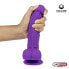 Фото #8 товара Realistic Dildo Liquid Silicone Dual Layer 8 Purple