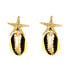 Фото #3 товара FORNELLS earrings #shiny gold 1 u