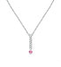 Charming steel necklace with Poetica SAUZ28 crystals
