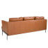 Фото #7 товара 3-Sitzer-Sofa aus Leder mit Stahlbeinen