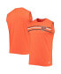 Men's Orange Chicago Bears Brushed Sleeveless Tank Top