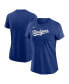 Фото #1 товара Women's Royal Los Angeles Dodgers Wordmark T-Shirt