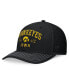 Фото #1 товара Men's Black Iowa Hawkeyes Carson Trucker Adjustable Hat