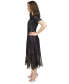 Фото #5 товара Women's Sequined Stripe Flounce Dress