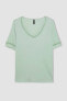 Фото #8 товара Kadın T-shirt Mint Yeşili C3964ax/gn1179