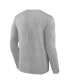 Men's Heather Gray Michigan State Spartans Basic Arch Long Sleeve T-shirt