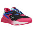 Фото #2 товара Puma RsFast Intl Lace Up Womens Pink Sneakers Casual Shoes 384329-01
