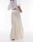 Фото #4 товара Topshop tiered disjointed maxi skirt in ivory