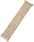 ფოტო #3 პროდუქტის Diamond Pavé Clasp Wide Fancy Link Bracelet (5/8 ct. t.w.) in 14k Gold-Plated Sterling Silver